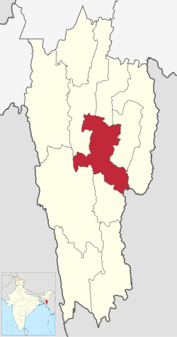 Location in Mizoram