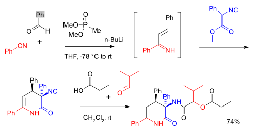 Six component reaction Paravidino 2007