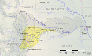 South Platte River watershed