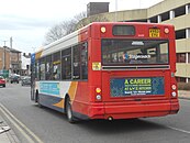 Stagecoach Dennis Dart SLF with Plaxton Pointer 2 bodywork with retrofitted circular LED daytime running rear lights