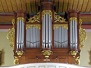 Orgue J.A.Silbermann-Rinckenbach (buffet de 1751).