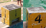 Historic diving blocks