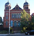 Temple Beth Israel Synagogue, Hartford, Connecticut (1876). Now Charter Oak Cultural Center.