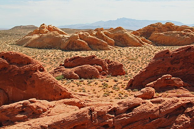 Vallée de Feu, Nevada.