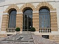 Detalhe dos arcos da loggia.