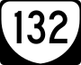 State Route 132 marker