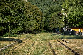 Les voies en direction de Cahors.