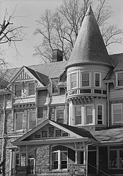 Wissahickon Inn, Chestnut Hill, Philadelphia, Pennsylvania (1883–84). Now Springside Chestnut Hill Academy.