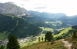 セルヴァ・ディ・ヴァル・ガルデーナの風景