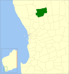 Contea di Wongan-Ballidu – Mappa