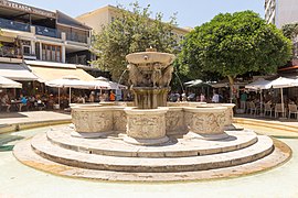 Morosini fountain in Lions Square