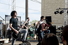 Abandon All Ships live at the Cactus Courtyard venue in Lubbock, Texas (2011)