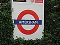 Roundel alla stazione di Amersham.