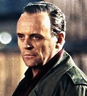 Anthony Hopkins, interprète d'Hannibal Lecter dans trois films.