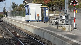 Vue d'ensemble de la gare de Belmont-sur-Montreux.