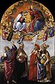 Botticelli, con María coronada por Dios Padre