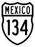 Federal Highway 134 shield