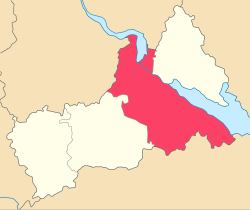 Location of Cherkasy Raion