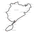 Gesamtstrecke 1973–1982, 2. Umbauwelle, u. a. Anbindung Südschleife