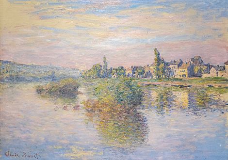 Banks of the Seine at Lavacourt, Claude Monet, 1879
