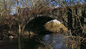 Bridge carrying the line over the Holy Brook