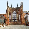 The ruins of the old Coventry Cathedral