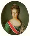 La princesse Ievdokia Borissovna Ioussoupova, duchesse de Courlande (1743-1780). Œuvre du peintre G.I. Novikov.