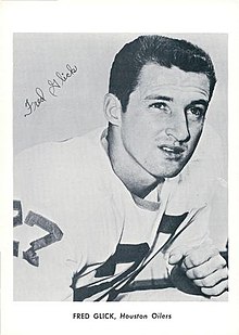 Signed head shot of Fred Glick.