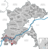 Lage der Gemeinde Grundsheim im Alb-Donau-Kreis