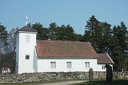 View of the village church