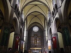 Interior de la nave central.