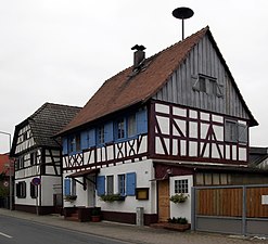 Fachwerkhäuser in der Jägersburger Straße