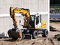 Liebherr 314 wheeled excavator