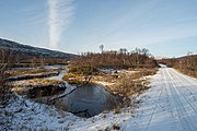 Vägen mellan Ljungdalen och Ljungris