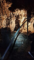 Interior de la cueva.