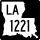 Louisiana Highway 1221 marker