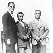 Mohamed Chebila, Djelloul Khatib and Mouloud Khatib (who died in combat with Col. Amirouche en 1959), Tunis 1957