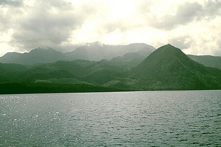 39. The active volcano Morne Diablotins is the highest summit of the island and Commonwealth of Dominica.