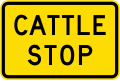 (W14-8.2/PW-55) Cattle stop