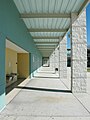 Hallway at Joe E. Newsome High School in 2007