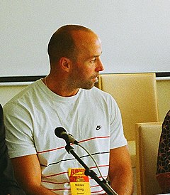 Niklas Krog på Swecon (Eurocon) i Stockholm 2011.