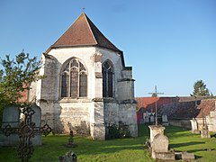 L'église et le cimetière.