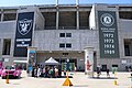 Gate at the Oakland Coliseum, September 10, 2017