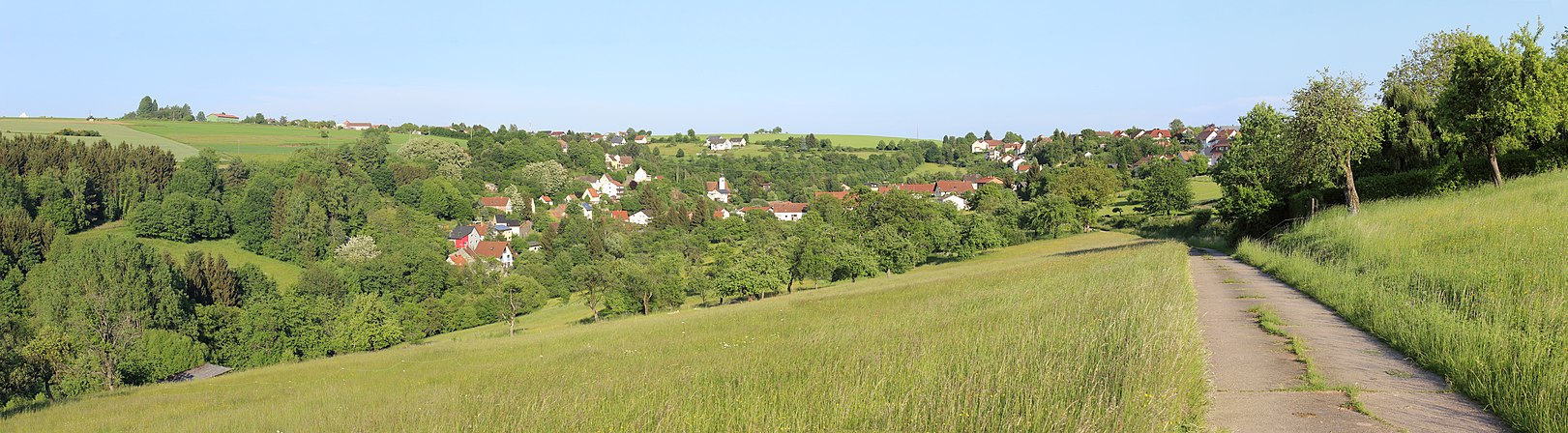 Ortspanorama von Kröppen