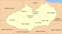 Location of Gdańsk County
