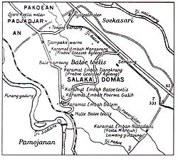 Location of Pakuan Pajajaran copied from book "Kabudayaan Sunda Zaman Pajajaran" Part 2", 2005