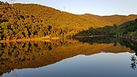 Paysage du barrage de Seva (ca)