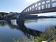 Die Saône, Blickrichtung von Ost nach West