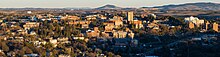 Aerial view of the campus