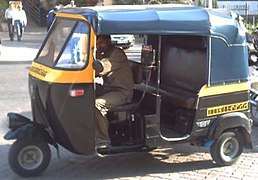 A Bajaj Auto rickshaw in Mumbai.